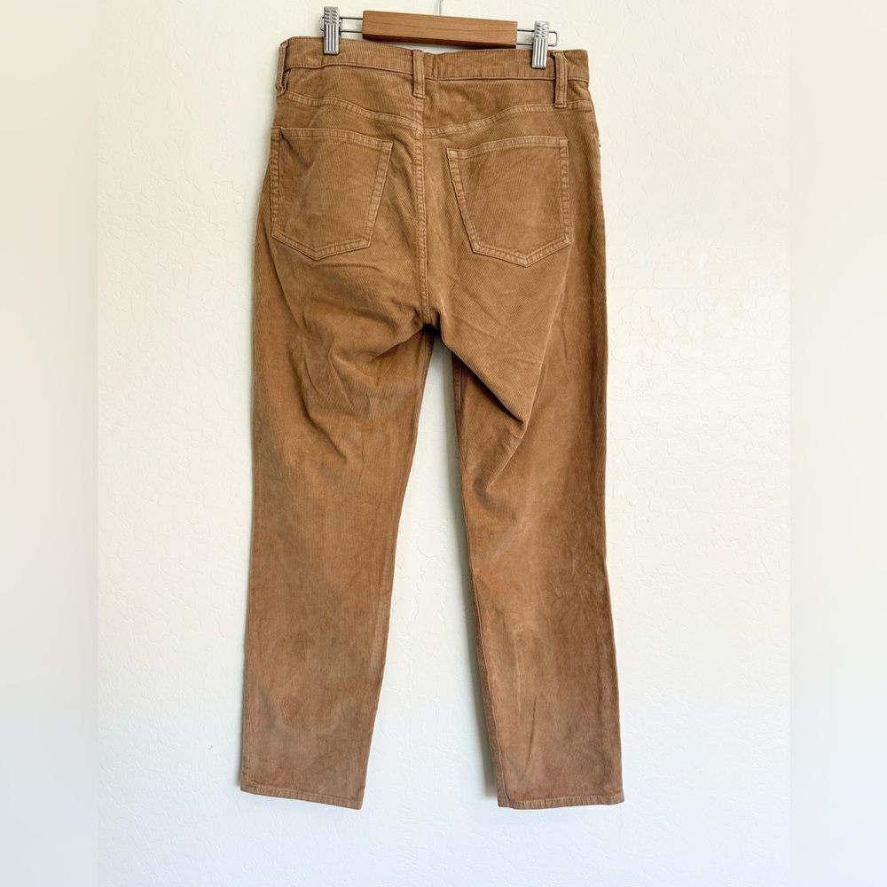 J Crew Vintage slim-straight high rise corduroy pant tan golden brandy size 27 - Picture 3 of 8